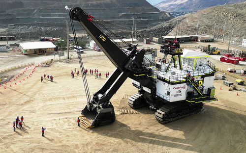 Minera Candelaria incorpora nueva pala eléctrica para sus operaciones