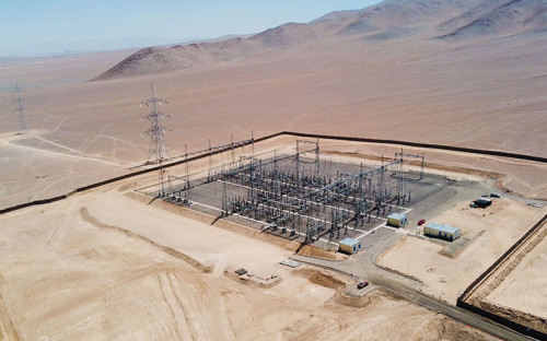 Transelec habilita nuevalínea eléctrica y subestación estratégica en el Norte Grande del país
