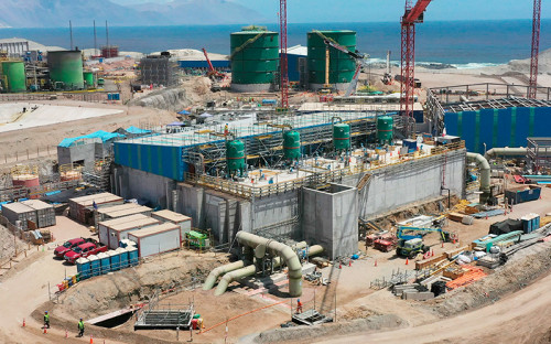 Construcción de planta desaladora de Collahuasi impulsa positivamente la economía de la Región de Tarapacá