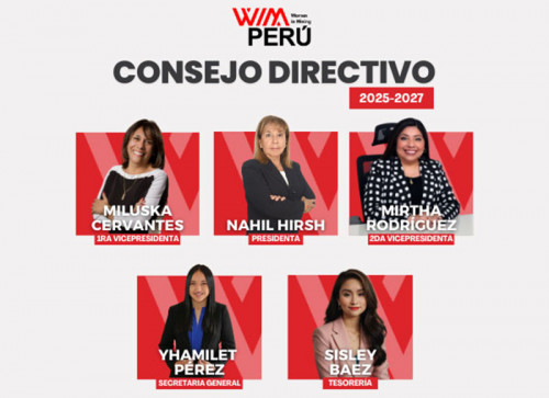 WIM Perú presenta su nuevo consejo directivo 2025-2027 liderado por Nahil Hirsh