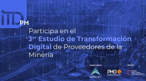 Alta Ley junto a PMG lanzan encuesta para medir la transformación digital de los proveedores mineros