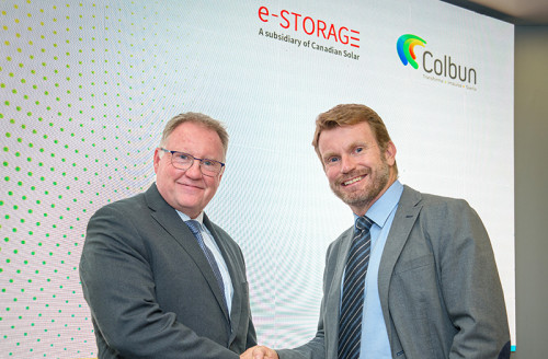 Colbún y e-STORAGE firman contrato de baterías por 228 MW para proyecto de almacenamiento Diego de Almagro Sur