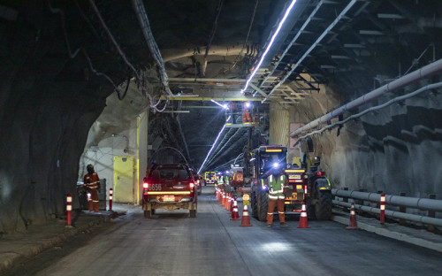 Chuquicamata Subterránea realiza diagnósticos para avanzar en el control de polvo y proteger a sus trabajadores