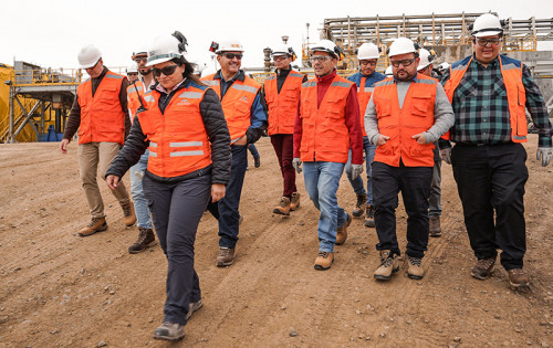 Avanzan obras de alcantarillado y pavimentación en Caimanes con apoyo de Minera Los Pelambres
