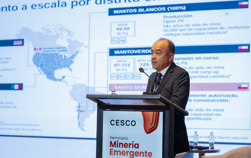 Capstone Copper presenta avances del proyecto Santo Domingo