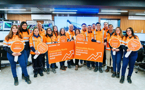 Escondida | BHP alcanza el 100 de operación autónoma en rajo Escondida Norte
