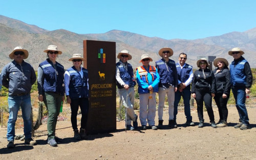 Cámara Minera de Chile visitó toda la infraestructura que conforma el proyecto Dominga