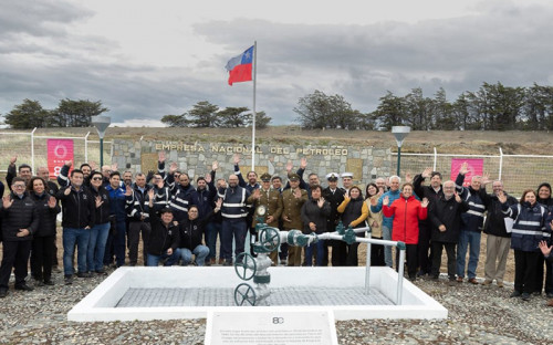Enap celebró los 80 años del descubrimiento del petróleo en su futura planta de hidrógeno verde