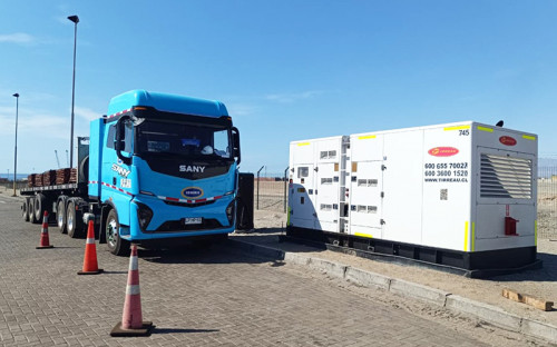 Codelco y SANY realizan exitoso piloto de camión 100 eléctrico en estratégica ruta minera del norte