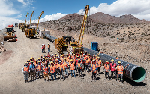 Techint concluye sistema que abastecerá de agua desalada a Collahuasi por 20 años