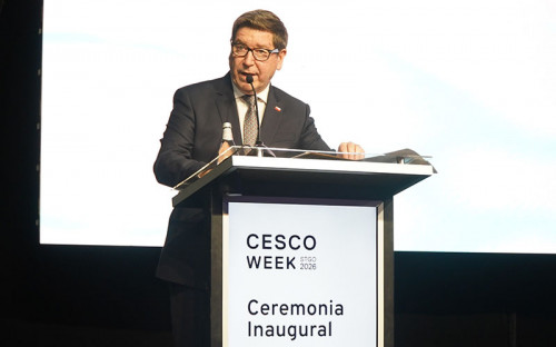 Biministro Mas inaugura Cesco Week 2026 con llamado a destrabar inversión y posicionar a Chile como “potencia minera”
