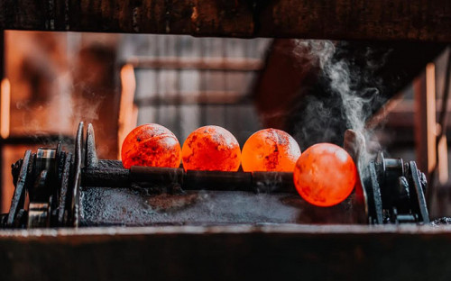 Magotteaux impulsa modelo 100 circular para el suministro de bolas de molienda