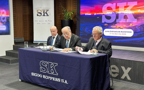 Sigdo Koppers destaca resultados 2025 y pone foco en reactivación minera y proyectos clave para 2026
